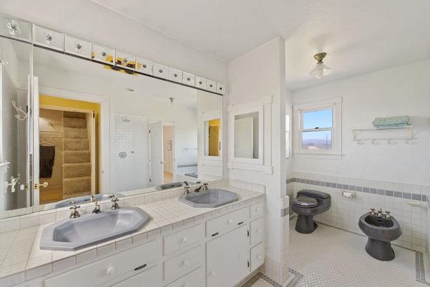 Bathroom, Dual Sink Vanities, Interior, Tile Countertops