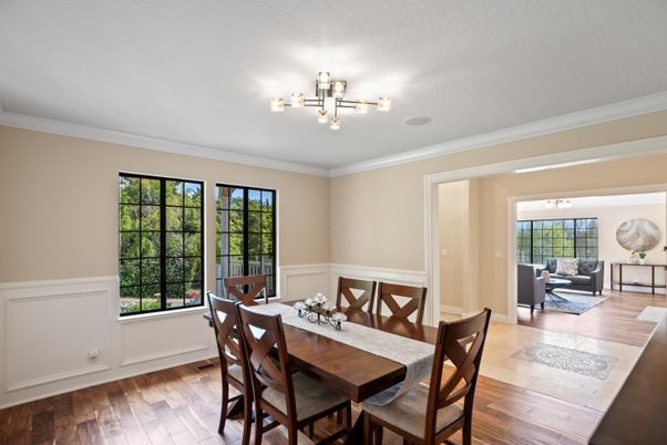 Dining room, Interior, Wood Texture Flooring