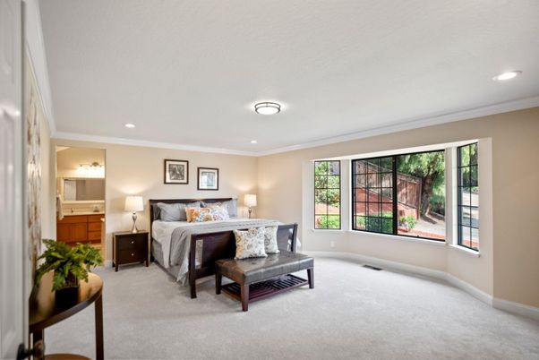 Bedroom, Interior, Recessed Lighting