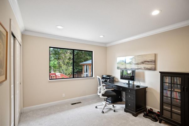 Home Office, Interior, Recessed Lighting