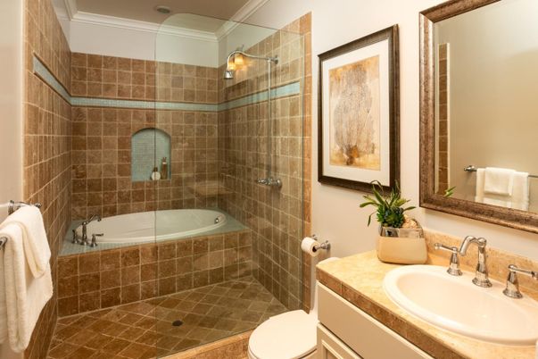 Bathroom, Glass Shower, Interior