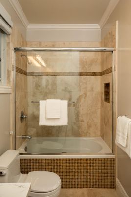Bathroom, Glass Shower, Interior
