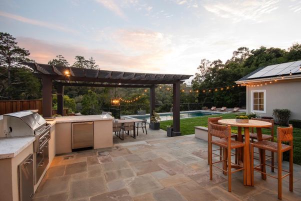 Exterior, Pool, Solar Panels