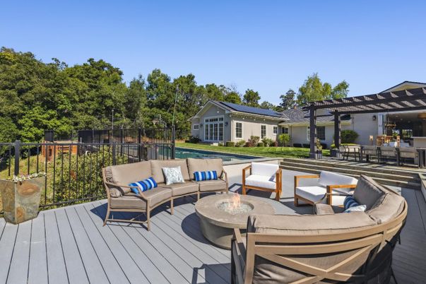 Exterior, Pool, Solar Panels