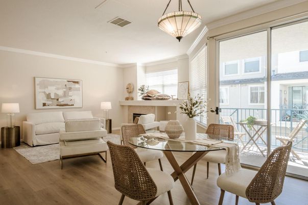 Dining room, Interior, Living room, Wood Texture Flooring