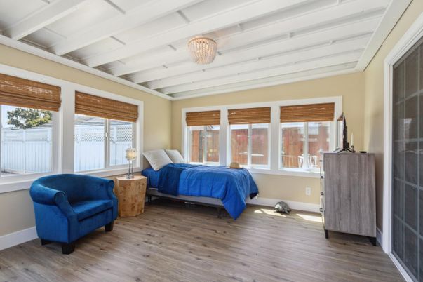 Bedroom, Interior, Wood Texture Flooring