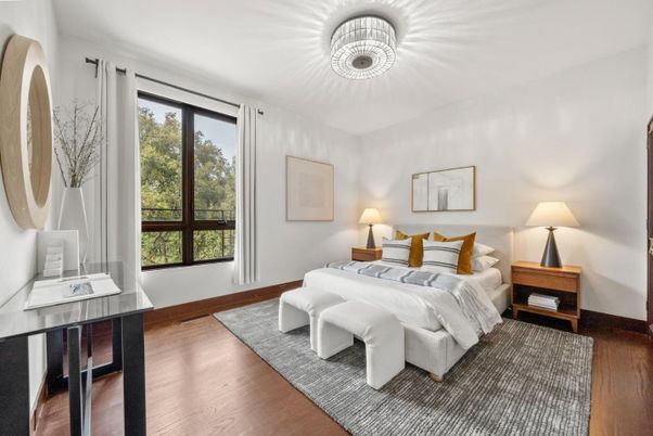Bedroom, Interior, Wood Texture Flooring