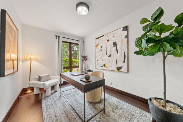 Home Office, Interior, Wood Texture Flooring