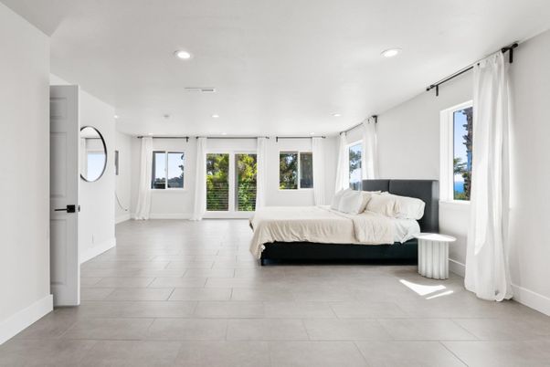 Bedroom, Interior, Recessed Lighting