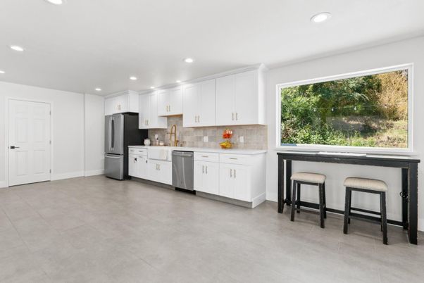 Interior, Kitchen, Recessed Lighting, Stainless Steel Appliances