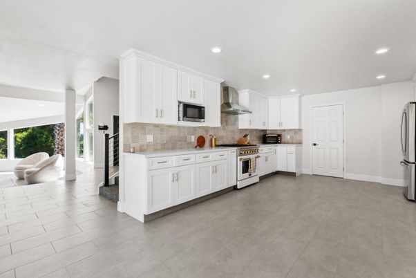 Interior, Kitchen, Recessed Lighting, Stainless Steel Appliances