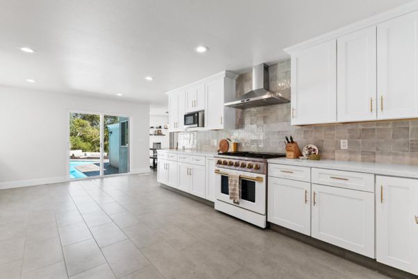 Interior, Kitchen, Recessed Lighting, Stainless Steel Appliances