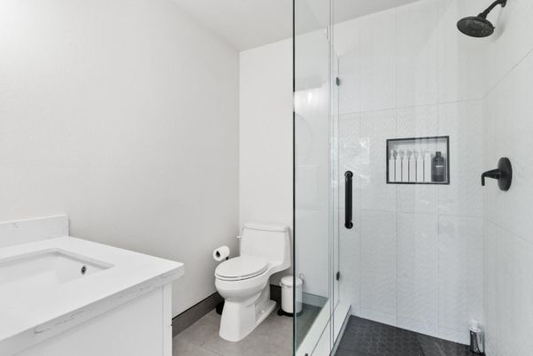 Bathroom, Glass Shower, Interior