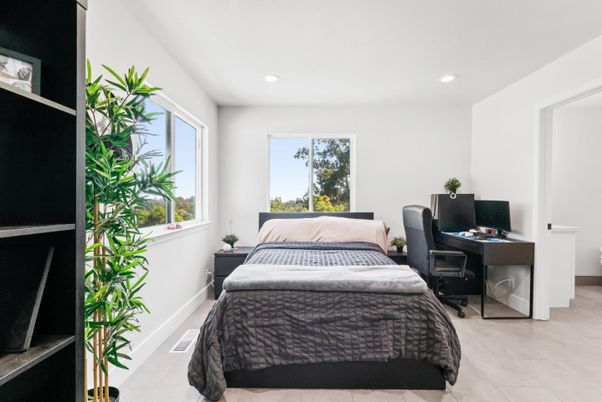 Bedroom, Home Office, Interior, Recessed Lighting