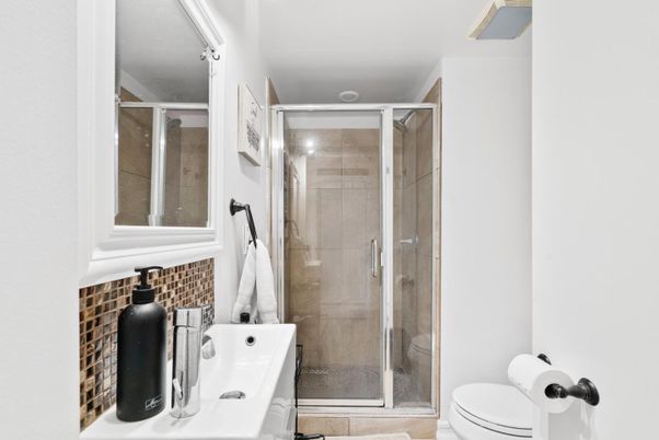 Bathroom, Glass Shower, Interior