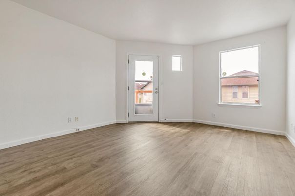 Empty room, Interior, Wood Texture Flooring