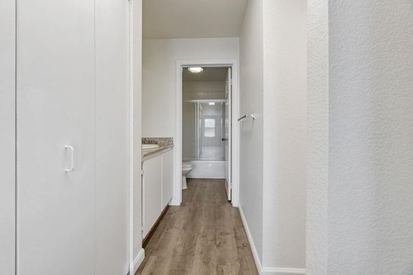 Bathroom, Interior, Wood Texture Flooring