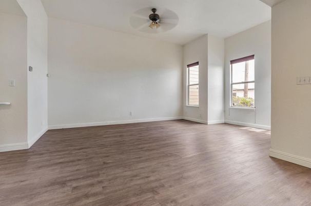 Empty room, Interior, Wood Texture Flooring