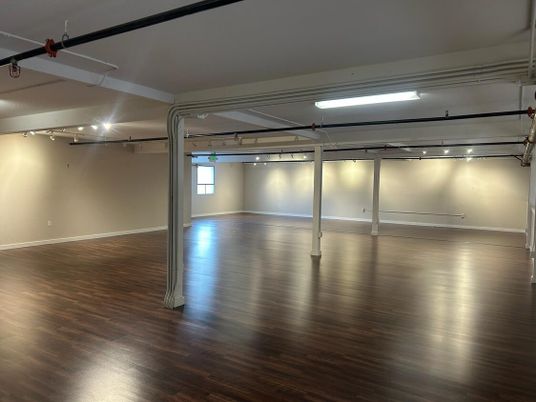 Garage, Interior, Wood Texture Flooring