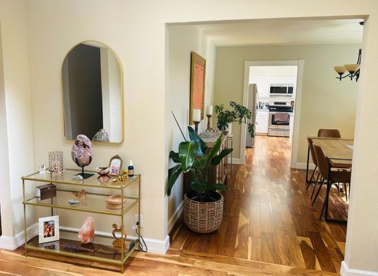 Interior, Stainless Steel Appliances, Wood Texture Flooring