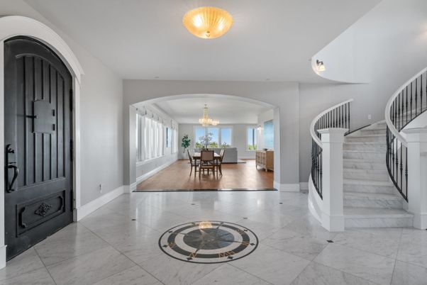Chandelier, Dining room, Interior, Marble