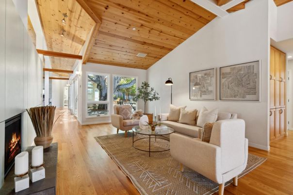 Fireplace, Interior, Living room, Wooden Beams, Wooden Ceilings, Wood Texture Flooring