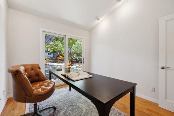 Home Office, Interior, Wood Texture Flooring