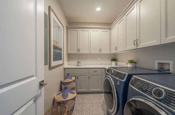 Interior, Recessed Lighting, Washer