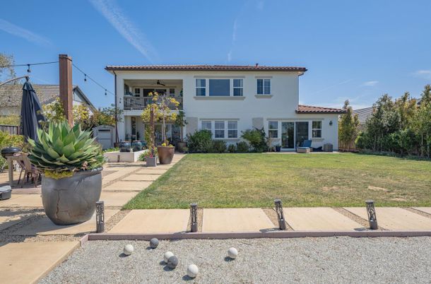 Backyard, Exterior, Facade, Mediterranean