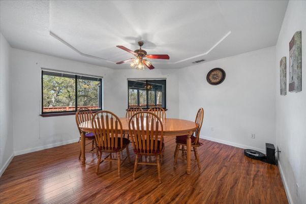 Dining room, Interior, Wood Texture Flooring