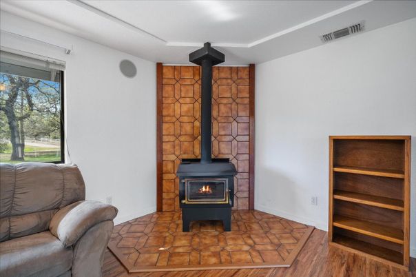 Fireplace, Interior, Wood Texture Flooring