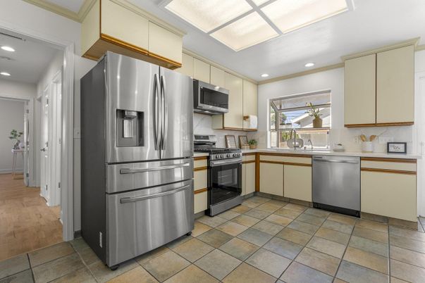 Interior, Kitchen, Recessed Lighting, Stainless Steel Appliances
