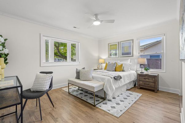 Bedroom, Interior, Wood Texture Flooring