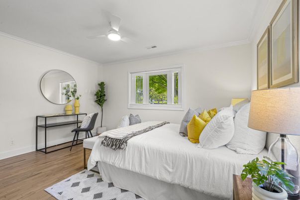 Bedroom, Interior, Wood Texture Flooring