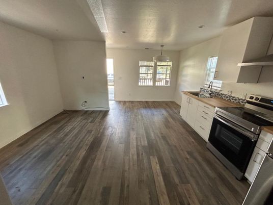 Interior, Kitchen, Wood Texture Flooring