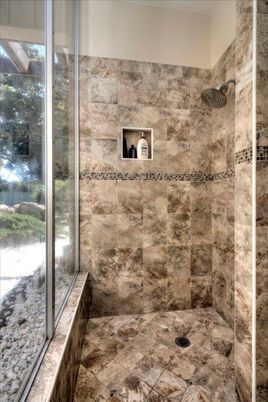 Bathroom, Glass Shower, Interior