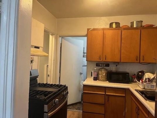 Interior, Kitchen, Wood Texture Flooring
