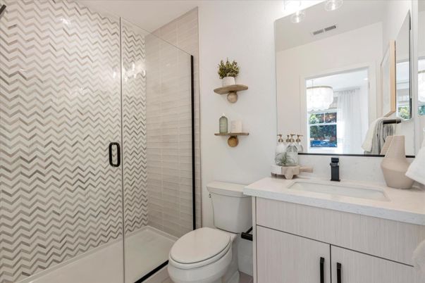 Bathroom, Glass Shower, Interior