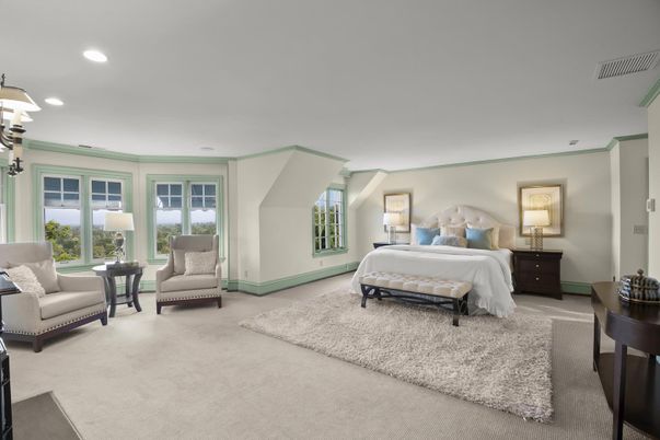Bedroom, Interior, Recessed Lighting