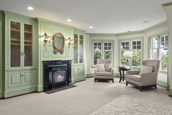 Fireplace, Interior, Recessed Lighting