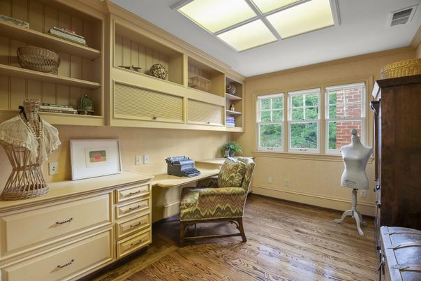 Home Office, Interior, Wood Texture Flooring