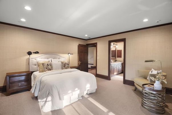 Bedroom, Interior, Recessed Lighting