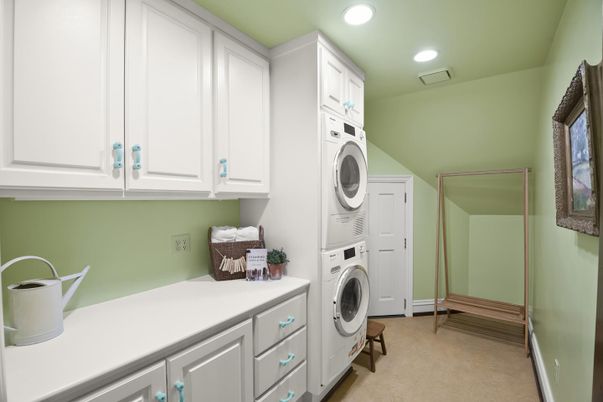 Interior, Recessed Lighting, Utility Closets, Washer