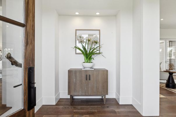 Interior, Recessed Lighting, Wood Texture Flooring