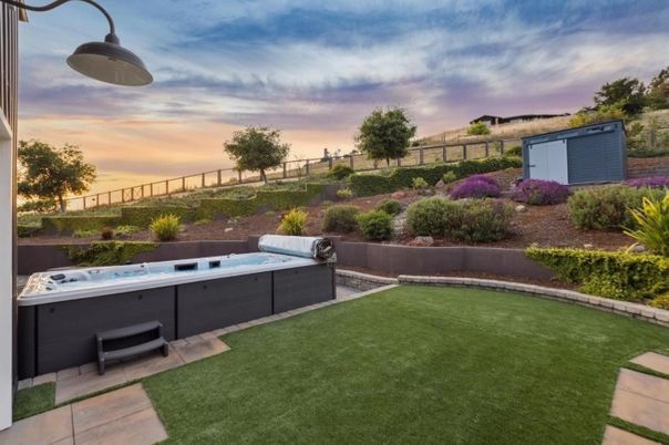 Backyard, Exterior, Hot Tub