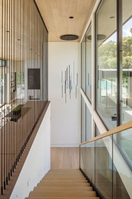 Interior, Recessed Lighting, Wooden Ceilings, Wood Texture Flooring