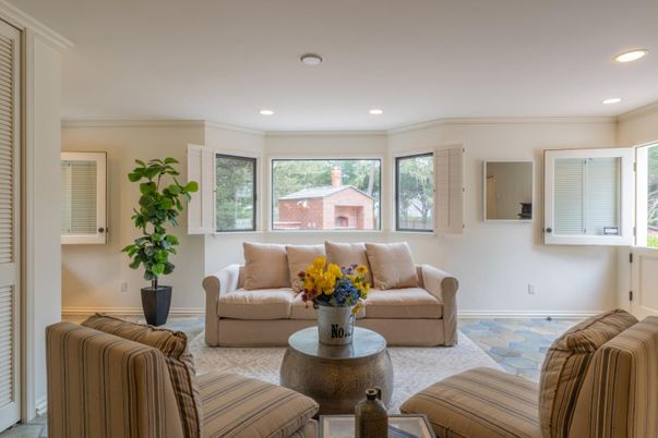 Interior, Living room, Recessed Lighting