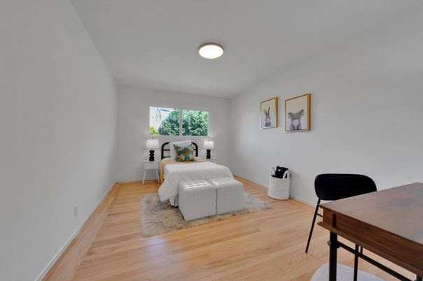 Bedroom, Interior, Wood Texture Flooring