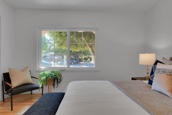 Bedroom, Interior, Wood Texture Flooring