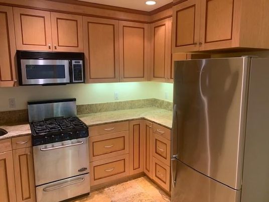 Interior, Kitchen, Recessed Lighting, Stainless Steel Appliances
